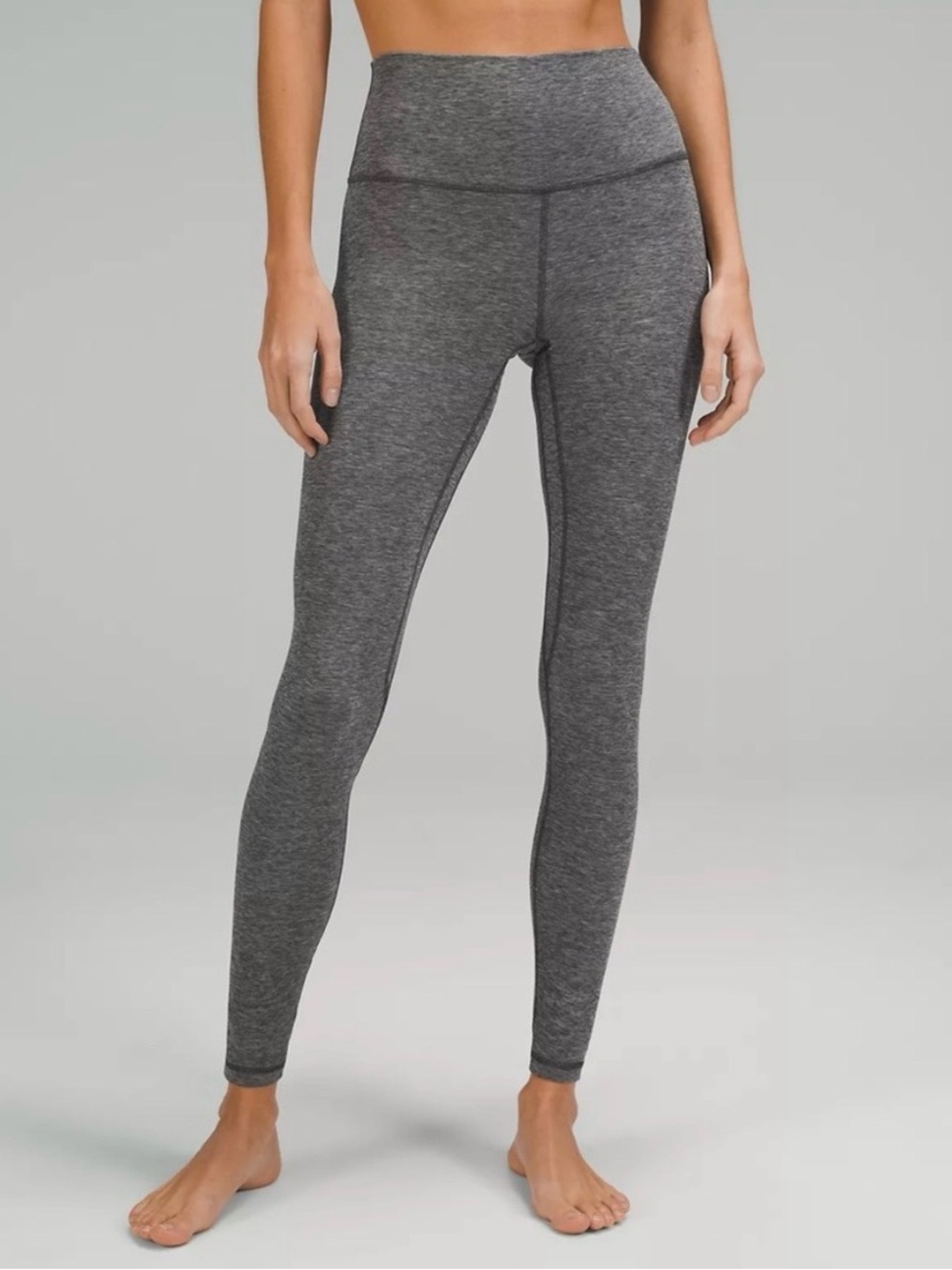 Lululemon Align Wunder train high waist 28’ grey size 4